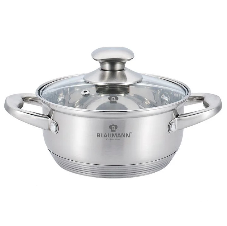 Каструля зі скляної кришкою 2 л Blaumann BL-3308