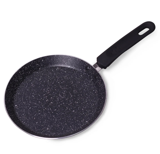 Пательня млинцева 24 см з алюмінію з мармуровим покриттям Kamille KM-0620MR