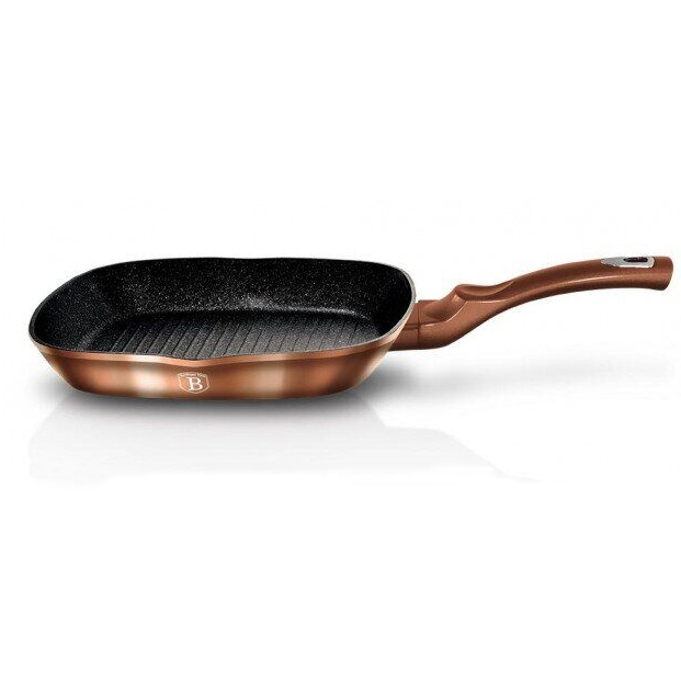 Пательня-гриль 28 см Berlinger Haus Metallic Line Rose Gold Edition BH-1889N