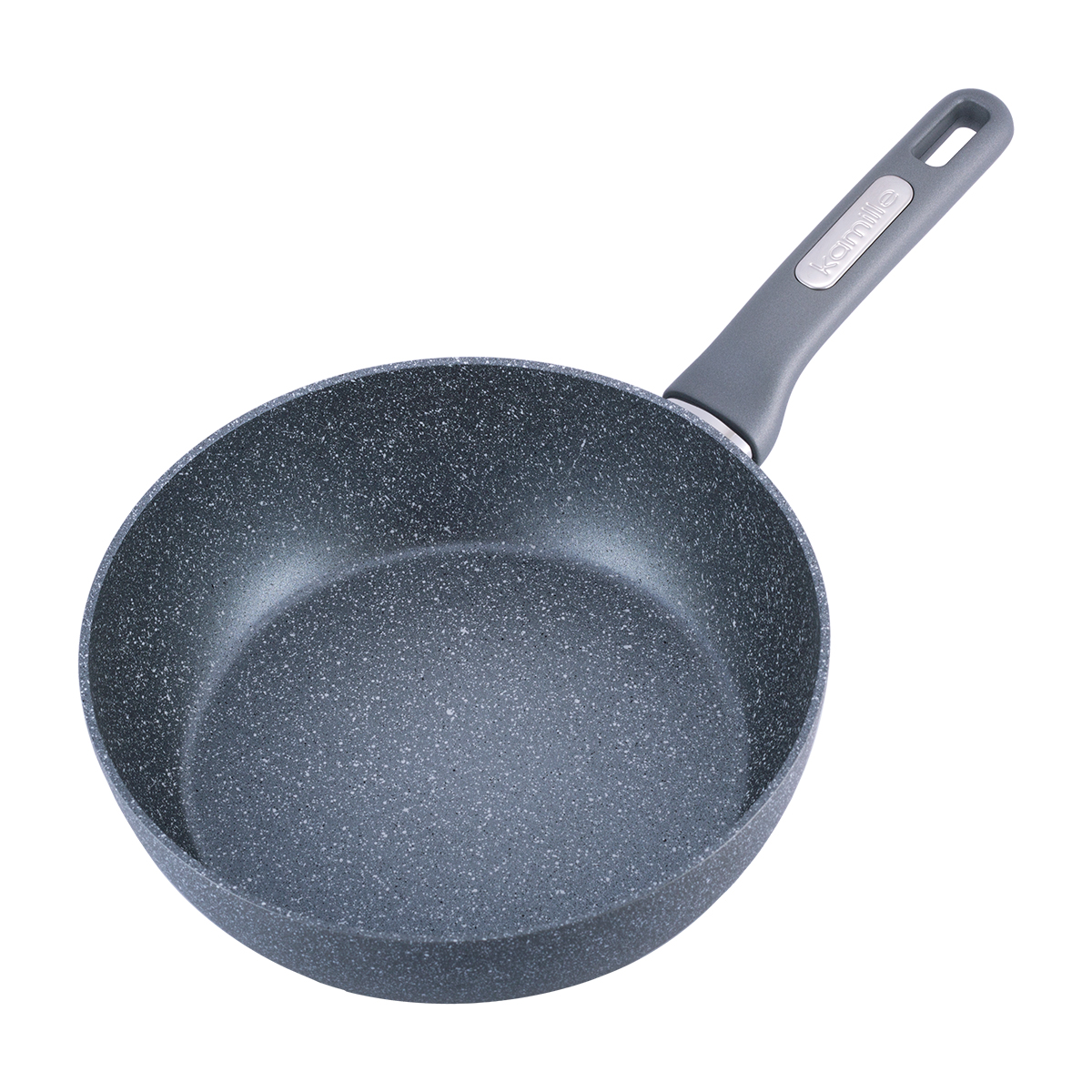Сотейник 26*7.5 см з гранітним покриттям з литого алюмінію Kamille KM-4293GR