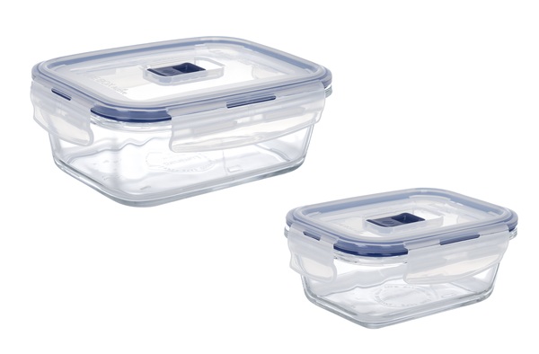 Харчової контейнер Luminarc Pure Box Active набір 2шт прямоуг. 380мл/820мл (P7644)