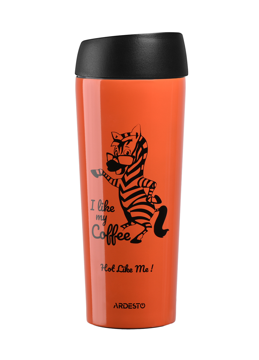 Термочашка Ardesto Coffee time Zebra 450 мл AR2645DTO