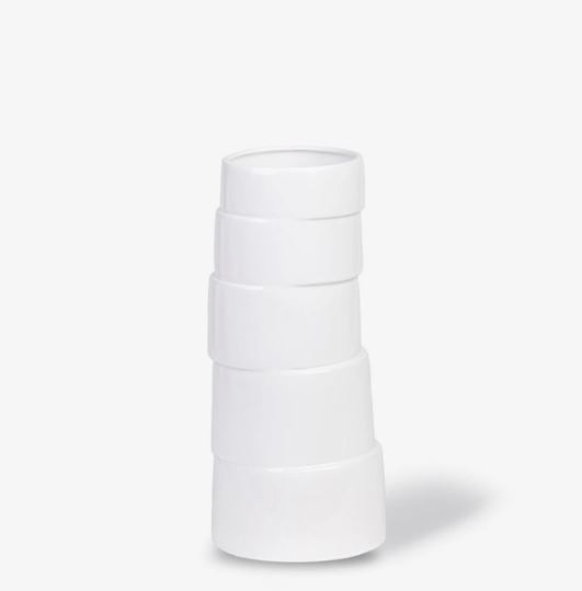 Ваза керамічна 14х14х30 см Eterna 705-30 White